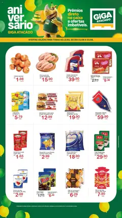 Pré-Visualização do folheto "Ofertas da semana" da loja GIGA Atacado válido a partir de 01/08/2025