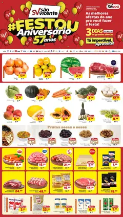 Pré-Visualização do folheto "Ofertas da semana" da loja Supermercados São Vicente válido a partir de 14/10/2025