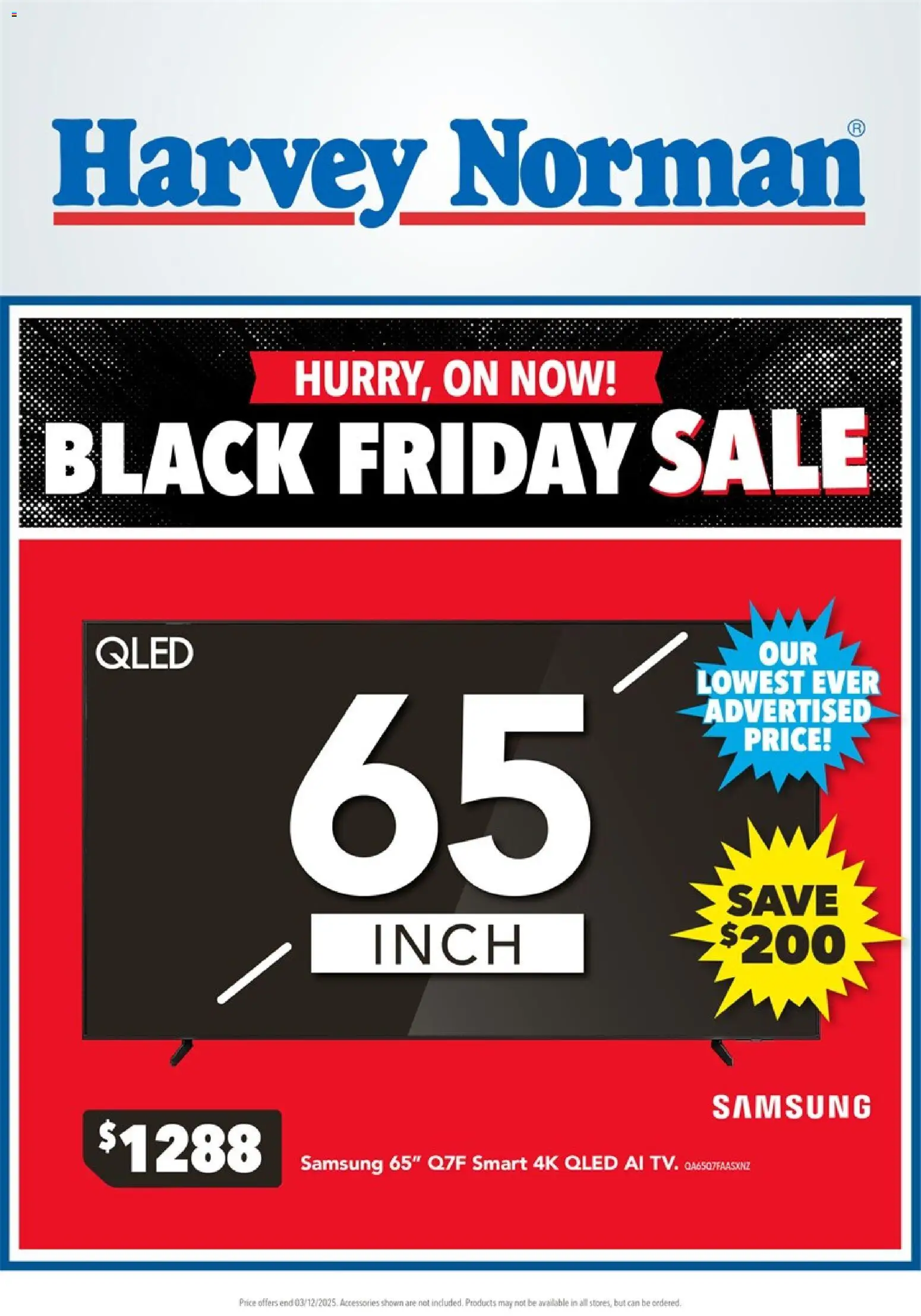 Preview of catalogue Black Friday from shop Harvey Norman valid 14 Nov 2025