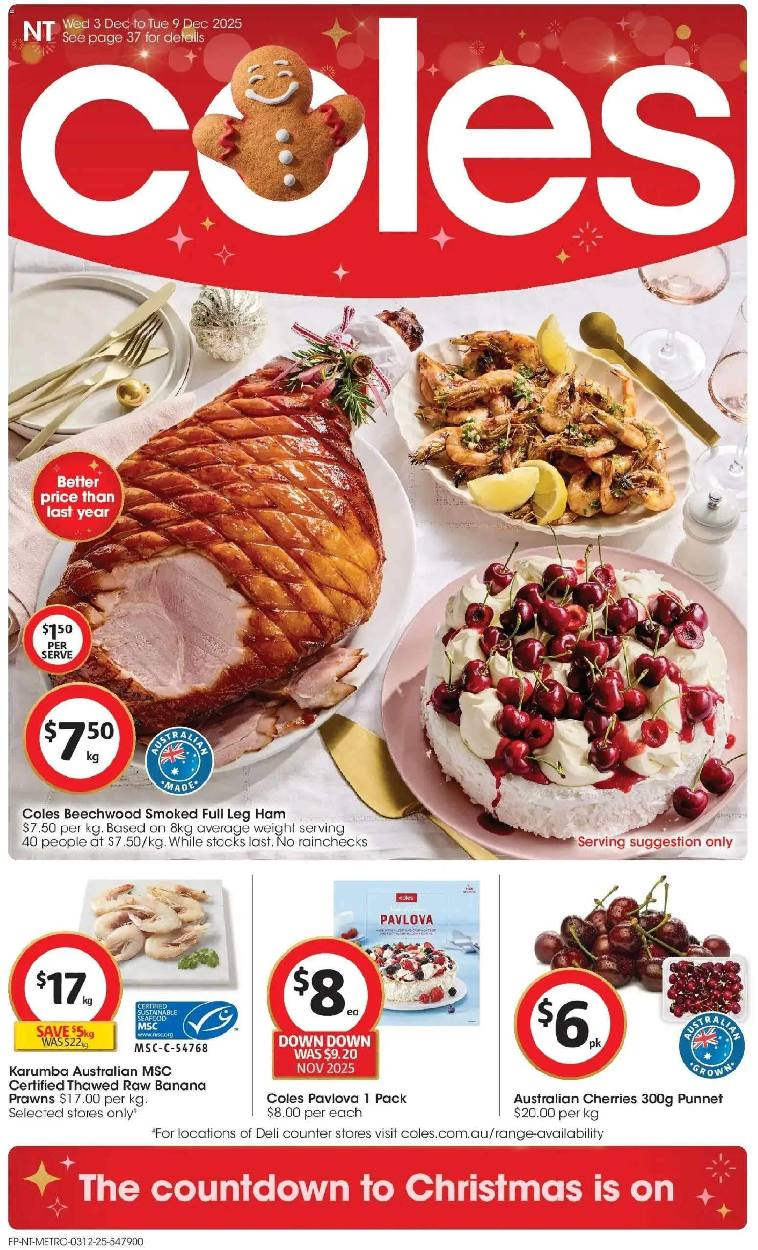 Preview of catalogue Catalogue NT from shop Coles valid 03/12/2025