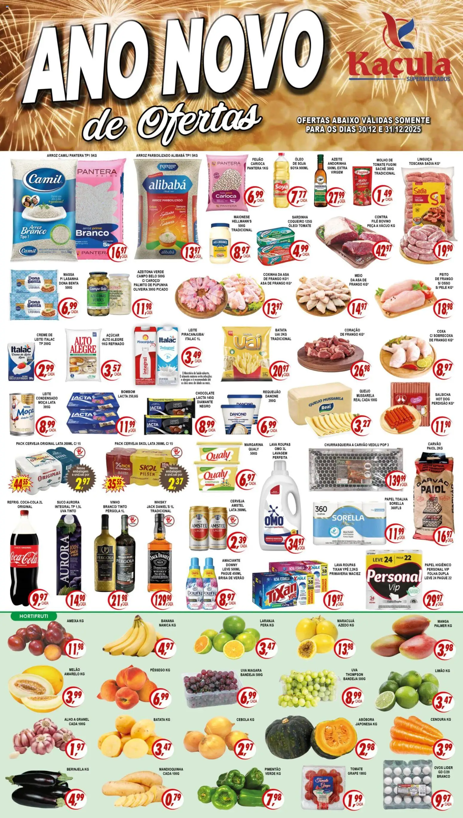 Pré-Visualização do folheto "Ofertas da semana" da loja Kaçula válido a partir de 30/12/2025