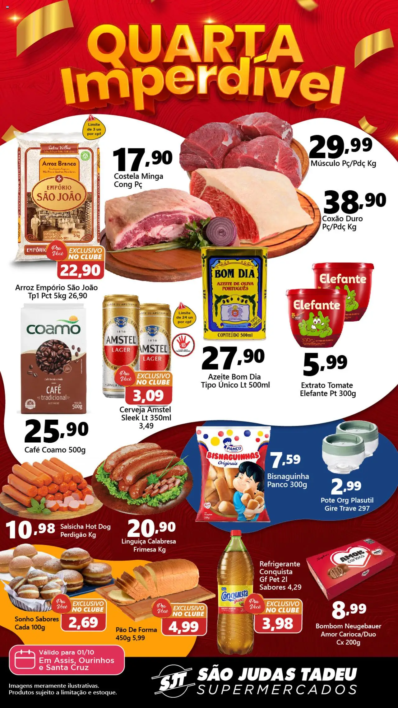 São Judas Tadeu folheto "Ofertas da semana" válido a partir de 01/10/2025 - número de página 1