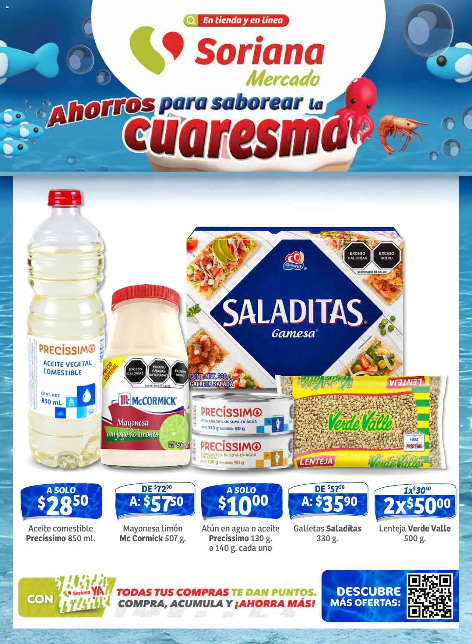 Vista previa las ofertas de la tienda Soriana - Soriana Folleto Soriana Mercado Nacional desde el 12/03/2026 