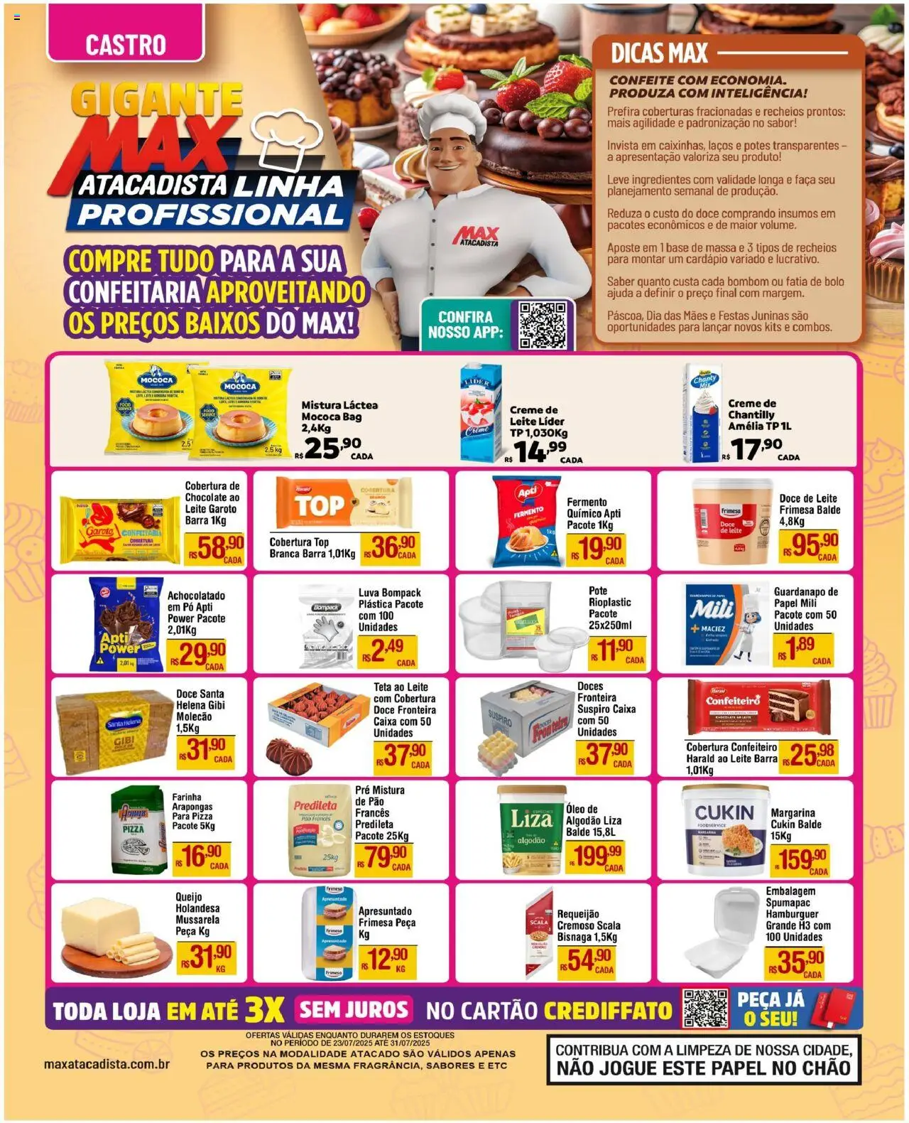 Max Atacadista folheto "Ofertas Precos Baixos" válido a partir de 23/07/2025 - número de página 1