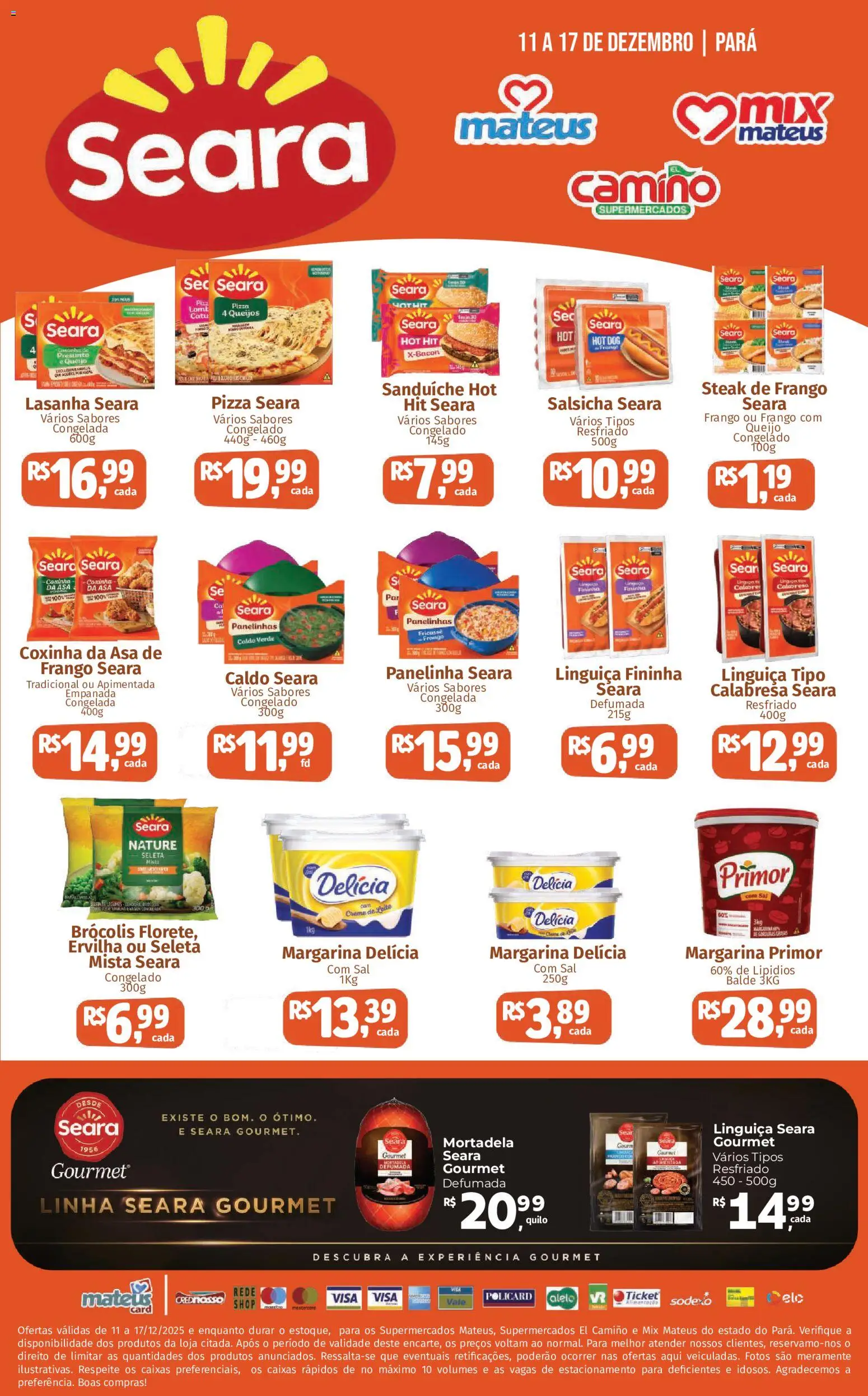 Pré-Visualização do folheto "Ofertas Festival Seara" da loja Mateus válido a partir de 11/12/2025