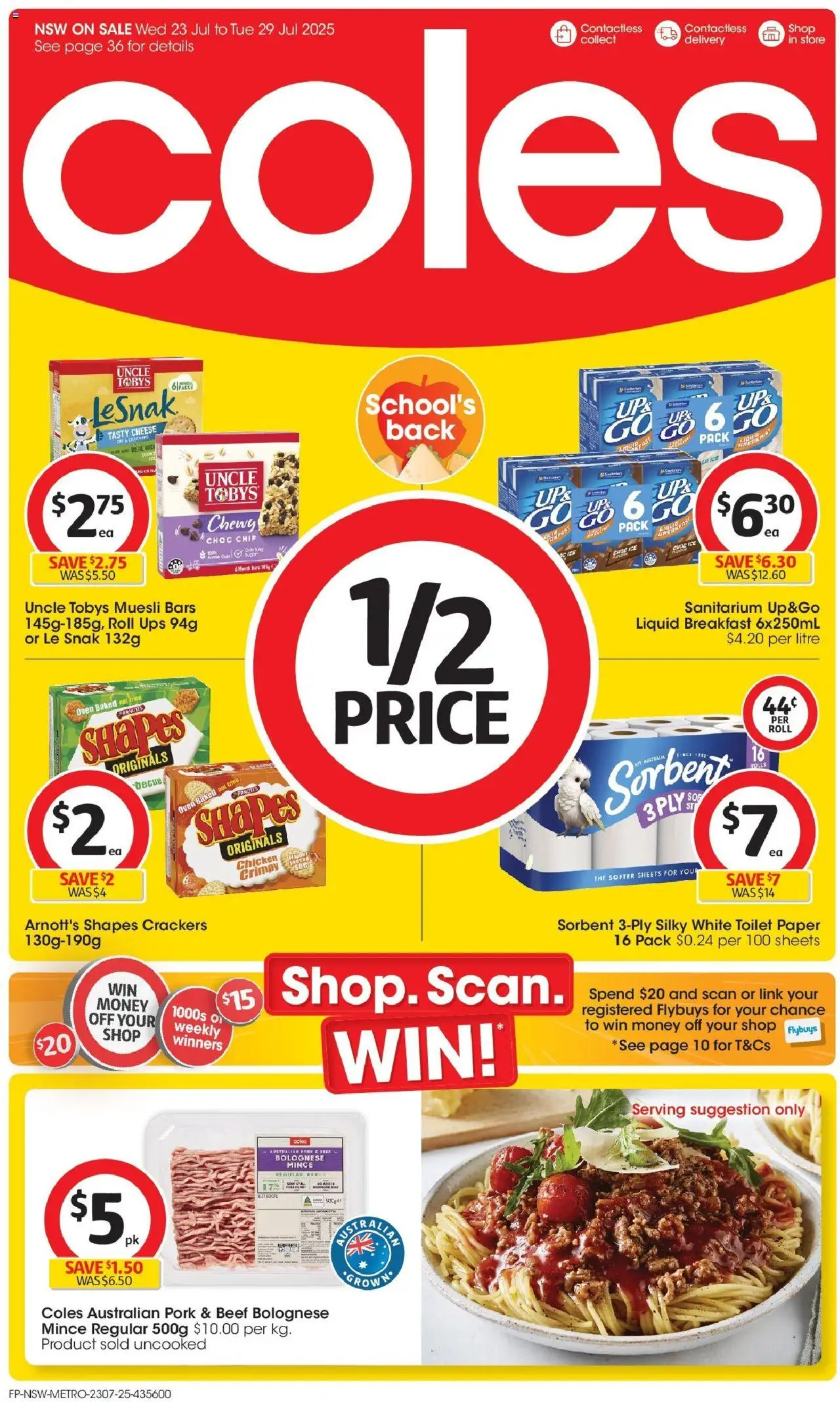 Coles catalogue valid from 22/07/2025 - page 1