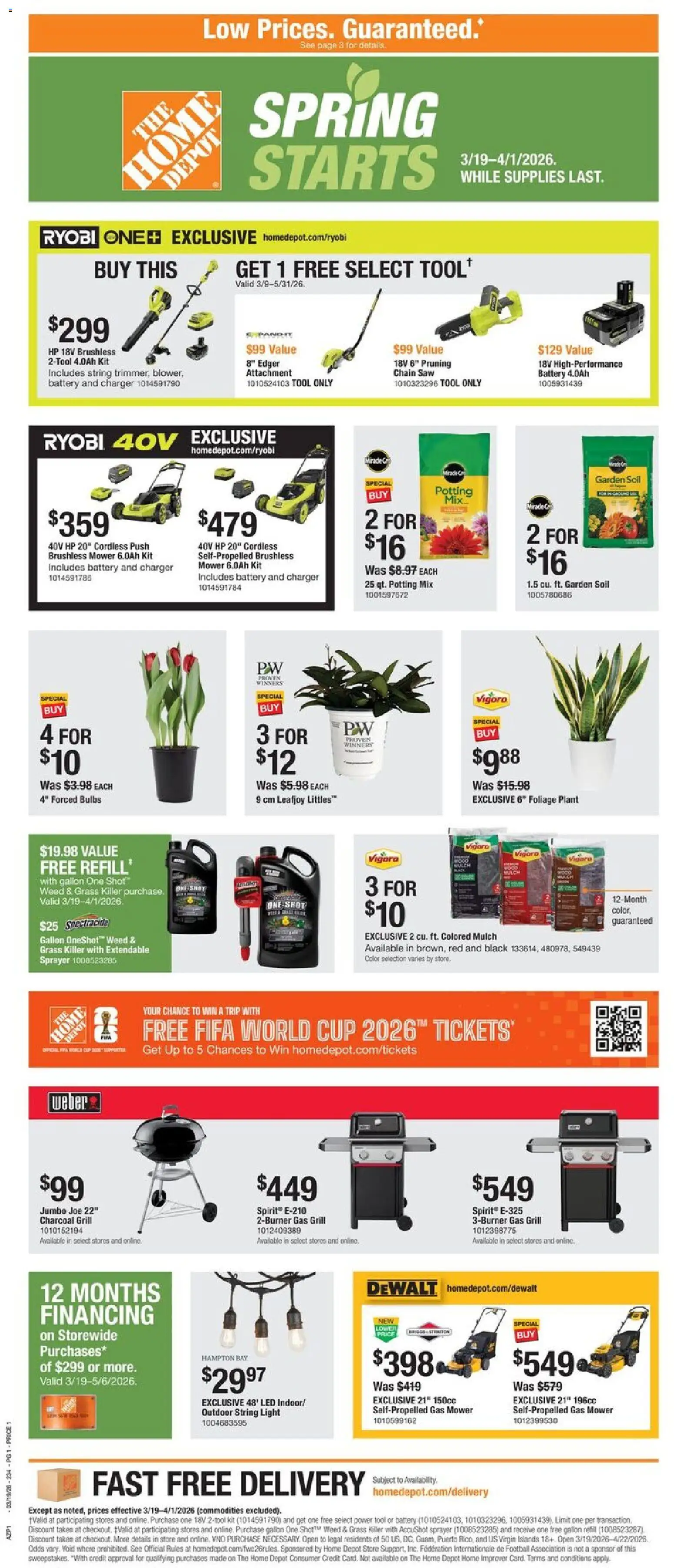 Ad Preview of Home Depot Home Depot Local Ad - IL from 03/19/2026