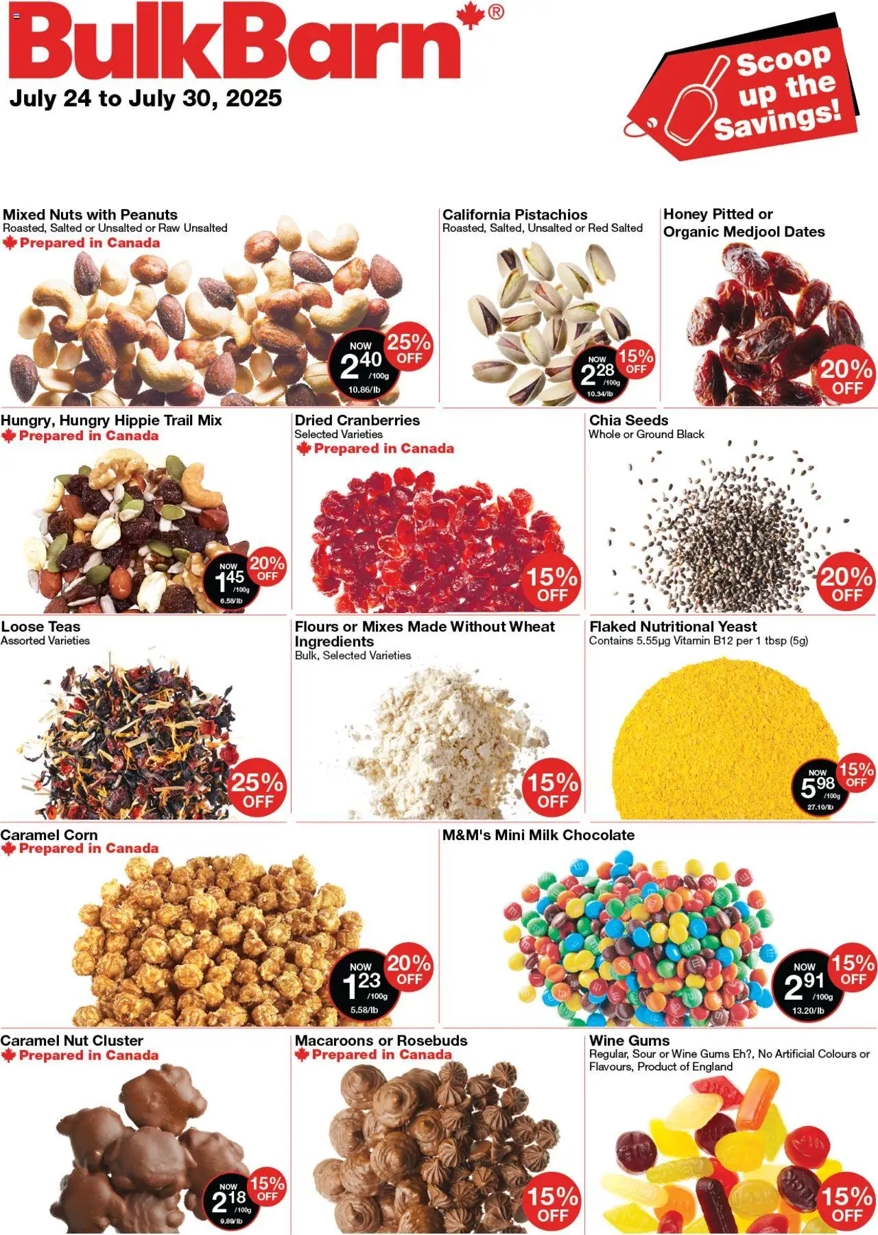 Bulk Barn flyer valid from Jul 24, 2025 - page number 1