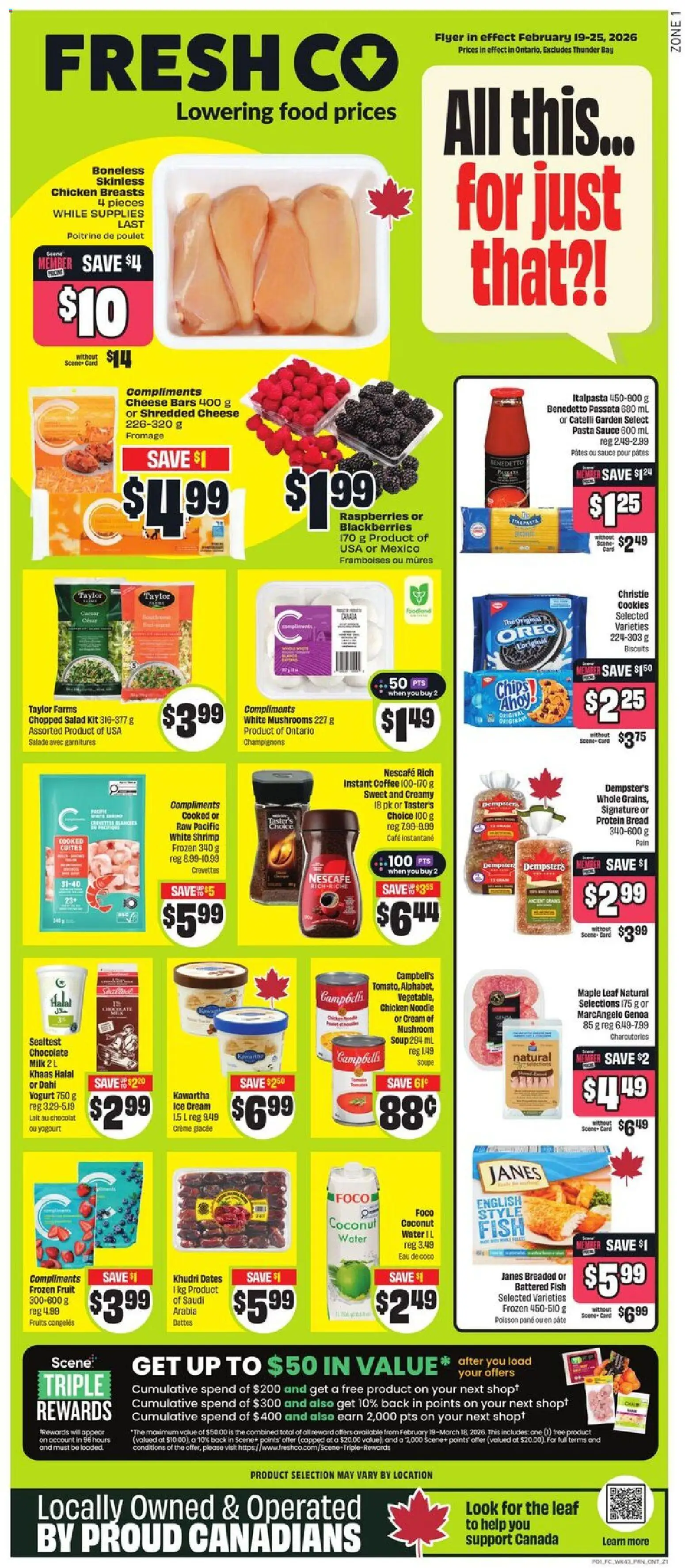 Preview of leaflet Weekly flyer / circulaire from shop FreshCo is valid from Feb 19, 2026