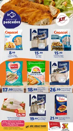 Pré-Visualização do folheto "Ofertas Especial Pescados" da loja São Judas Tadeu válido a partir de 20/10/2025