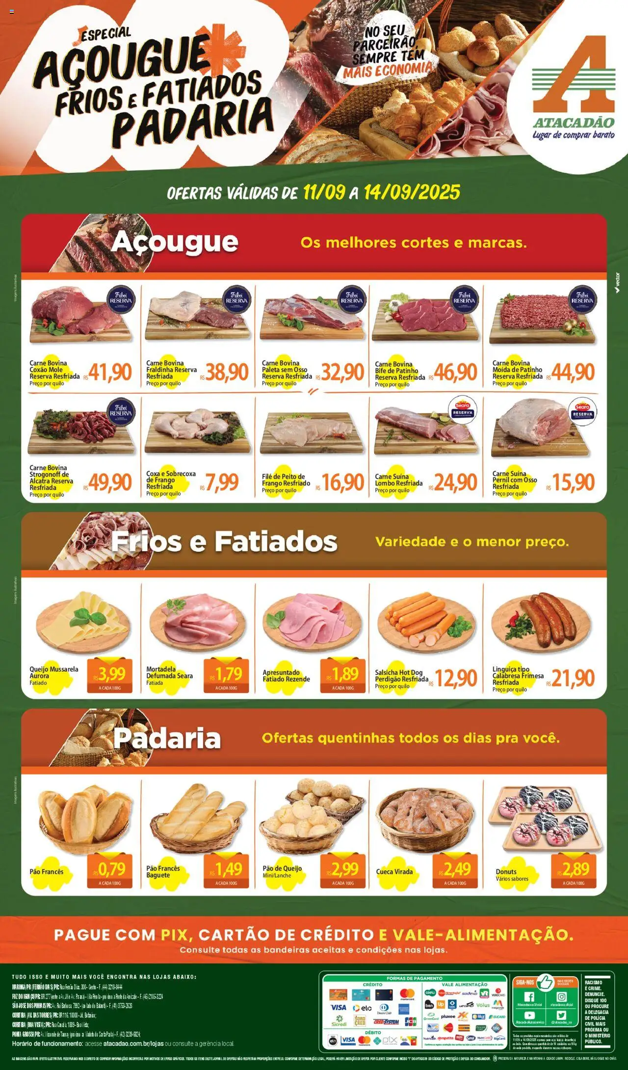 Atacadão folheto "Ofertas - PR" válido a partir de 11/09/2025 - número de página 1