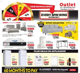 Un aperçu du dépliant Tepperman's - Outlet du magasin Tepperman's est valide à partir 27 mars 2026