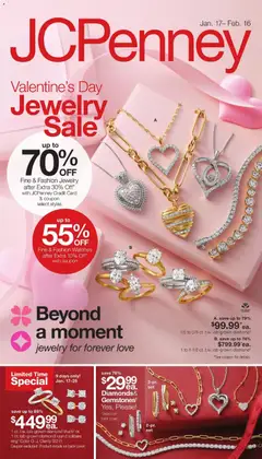 Ad Preview of JCPenney Valentine’s Day Jewelry Sale from 01/17/2026