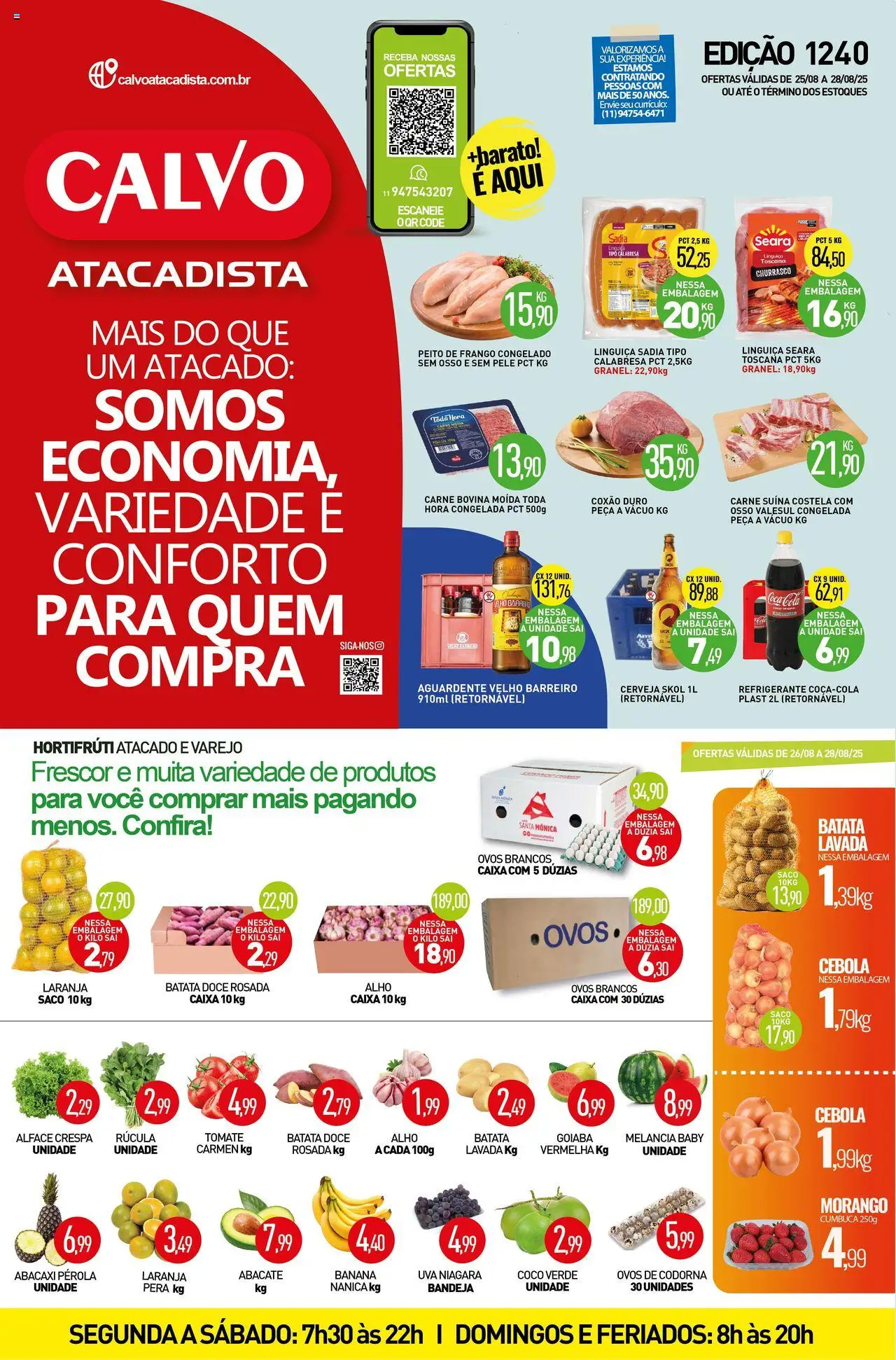 Calvo Atacadista folheto "Ofertas da semana" válido a partir de 25/08/2025 - número de página 1