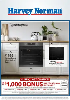 Preview of catalogue Harvey Norman Easter Super Deals on Home Appliances from shop Harvey Norman valid 1 Apr 2026