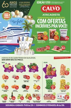 Pré-Visualização do folheto "Ofertas da semana" da loja Calvo Atacadista válido a partir de 03/11/2025