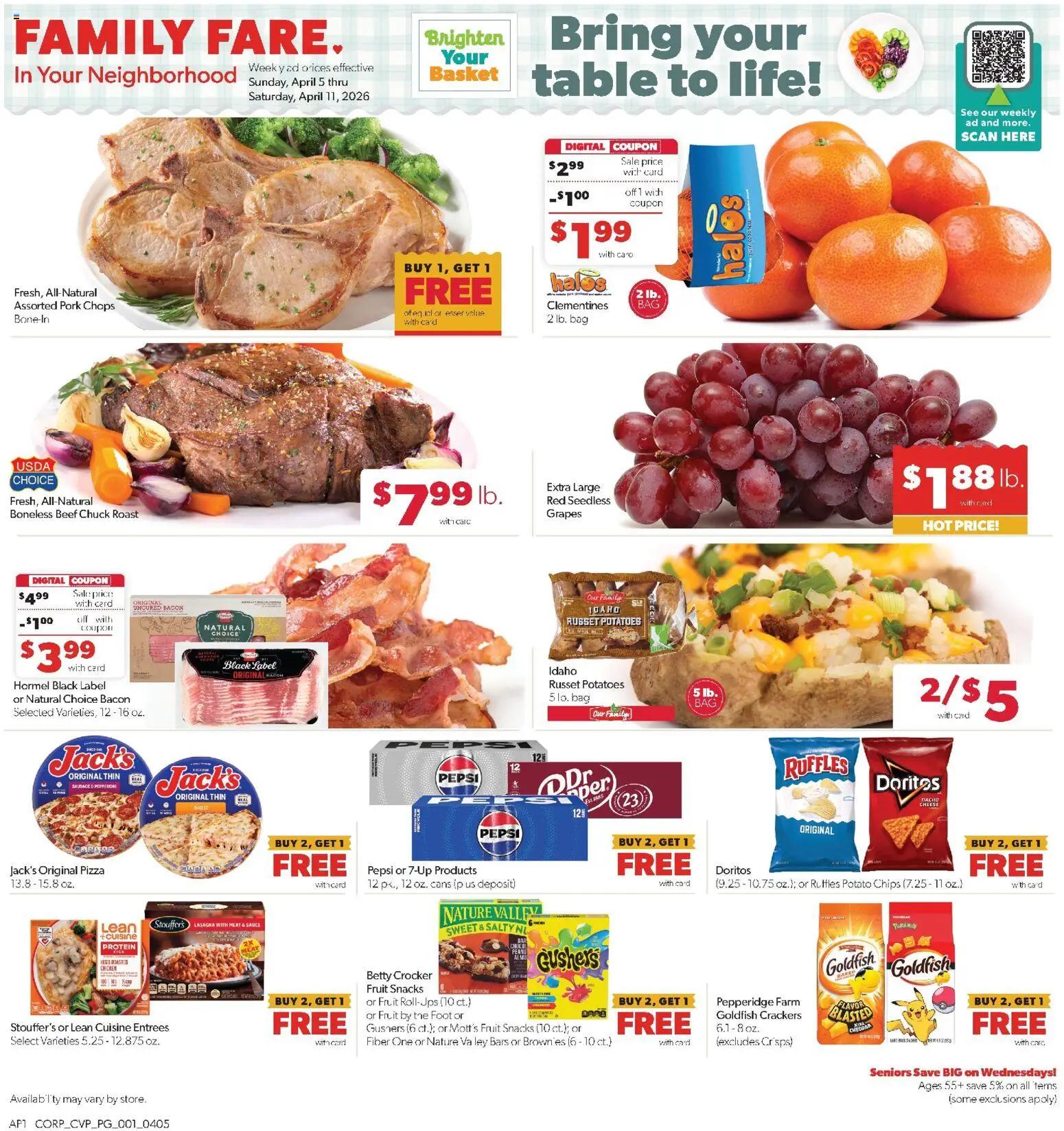Ad Preview of Family Fare Family Fare Weekly Ad from 04/05/2026