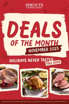 Ad Preview of Sprouts Monthly Ad from 10/29/2025
