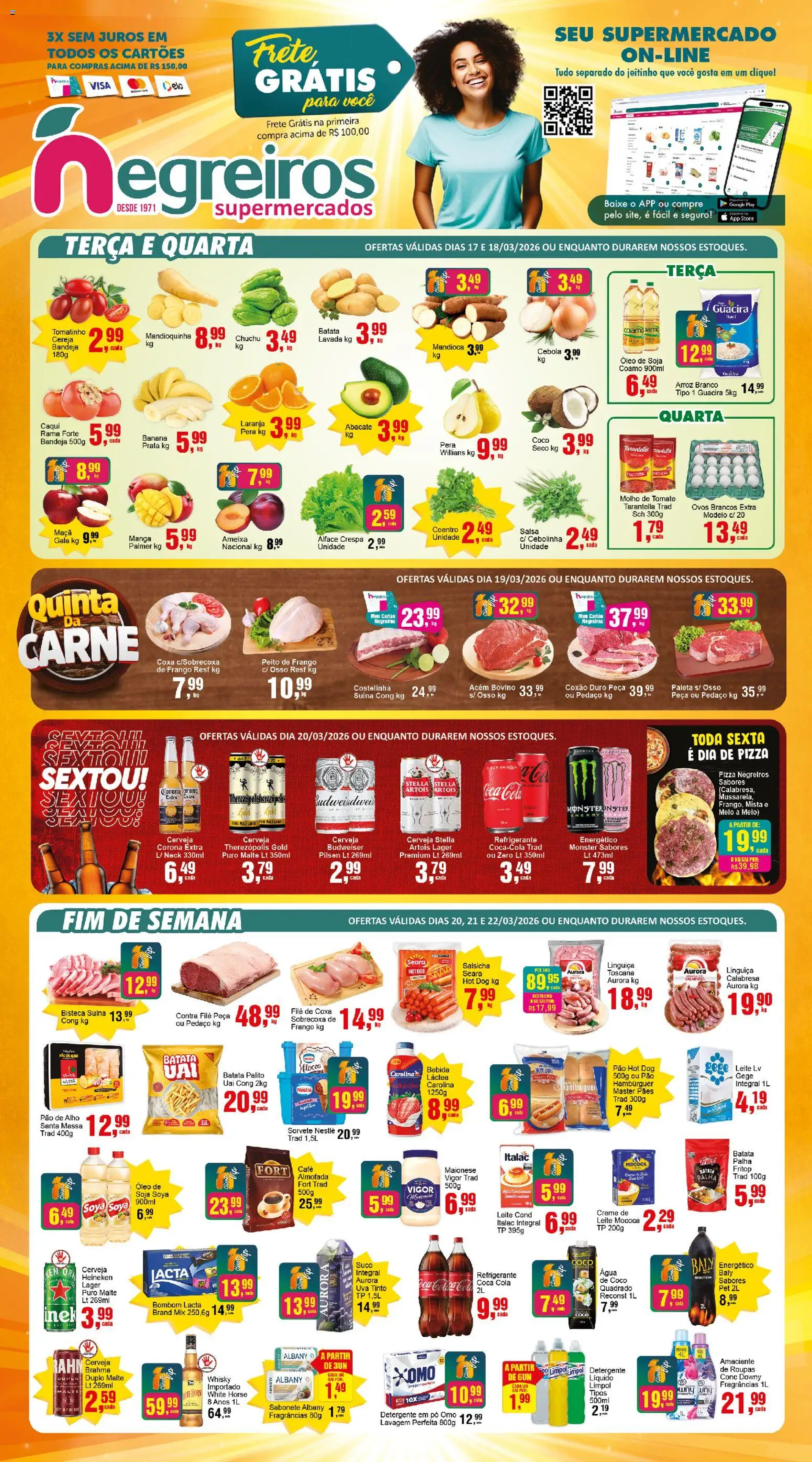 Pré-Visualização do folheto "Negreiros - Ofertas da semana" da loja Negreiros válido a partir de 17/03/2026