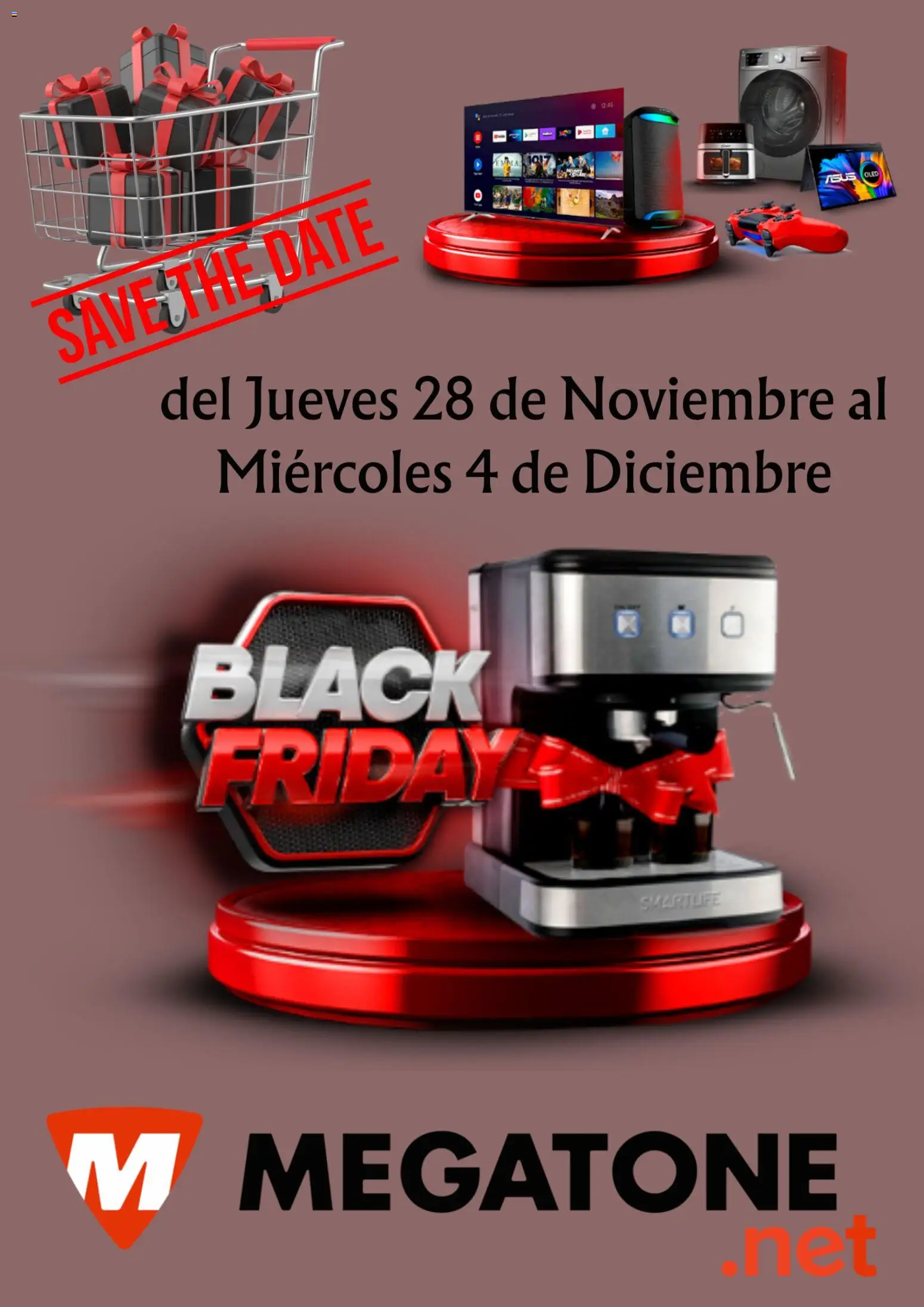 Megatone Black Friday aviso del 22/10/2025 Online
