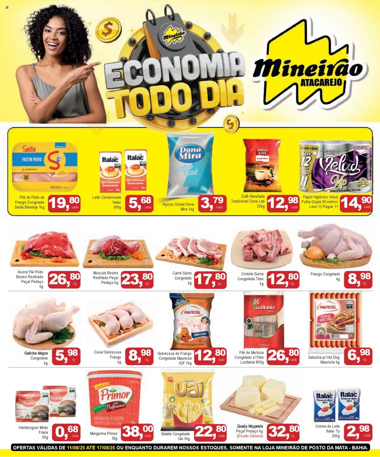 Mineirão Atacarejo folheto "Ofertas da semana" válido a partir de 11/08/2025 - número de página 1