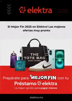 Vista previa las ofertas de la tienda Elektra - Buen Fin aviso desde el 28/10/2025 
