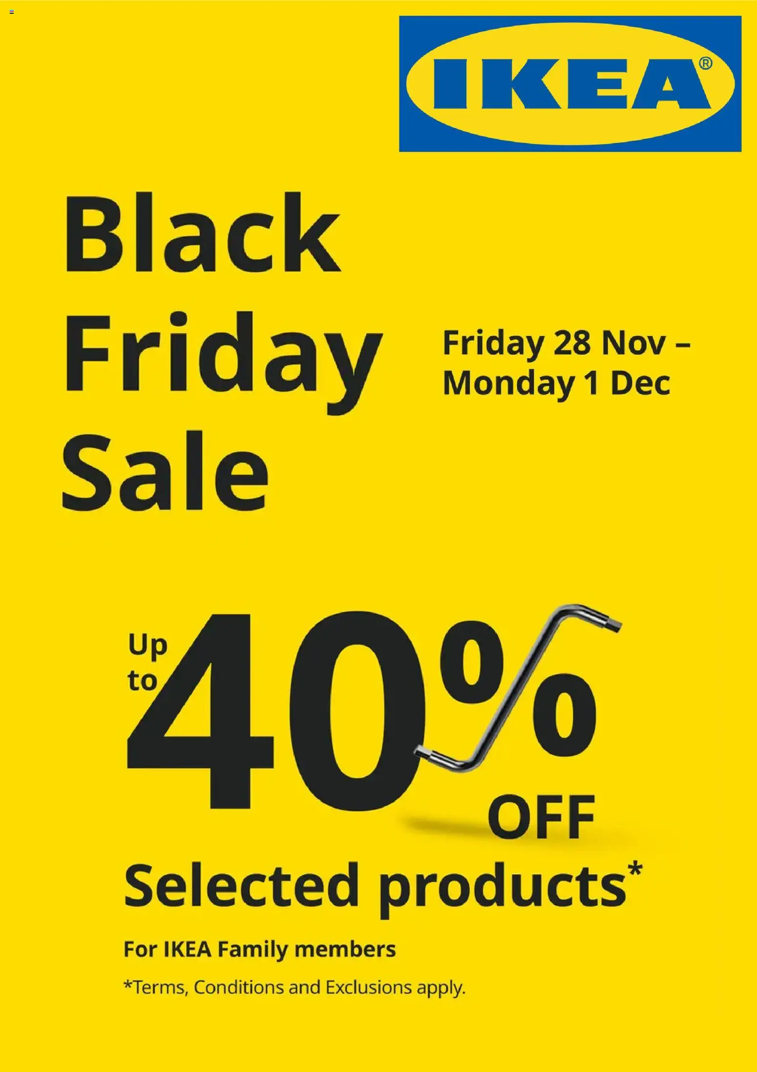Preview of catalogue Black Friday Notice from shop IKEA valid 21/11/2025