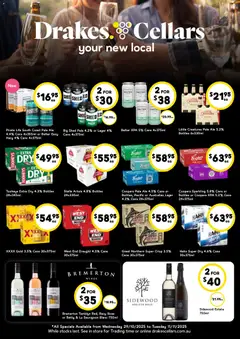 Preview of catalogue Cellars from shop Drakes valid 29/10/2025