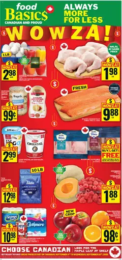 Un aperçu du dépliant Weekly flyer / circulaire du magasin Food Basics est valide à partir 4 sept. 2025