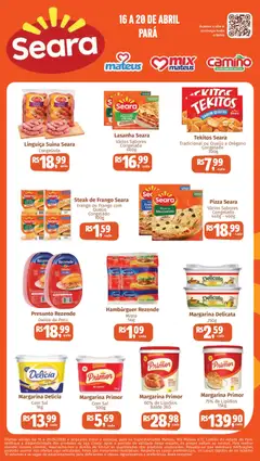 Pré-Visualização do folheto "Mateus ofertas Festival Seara" da loja Mateus válido a partir de 16/04/2026