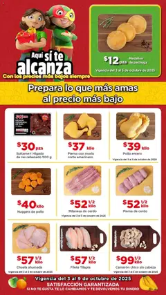 Vista previa las ofertas de la tienda Bodega Aurrerá - Folleto Precio más Bajo desde el 03/10/2025 