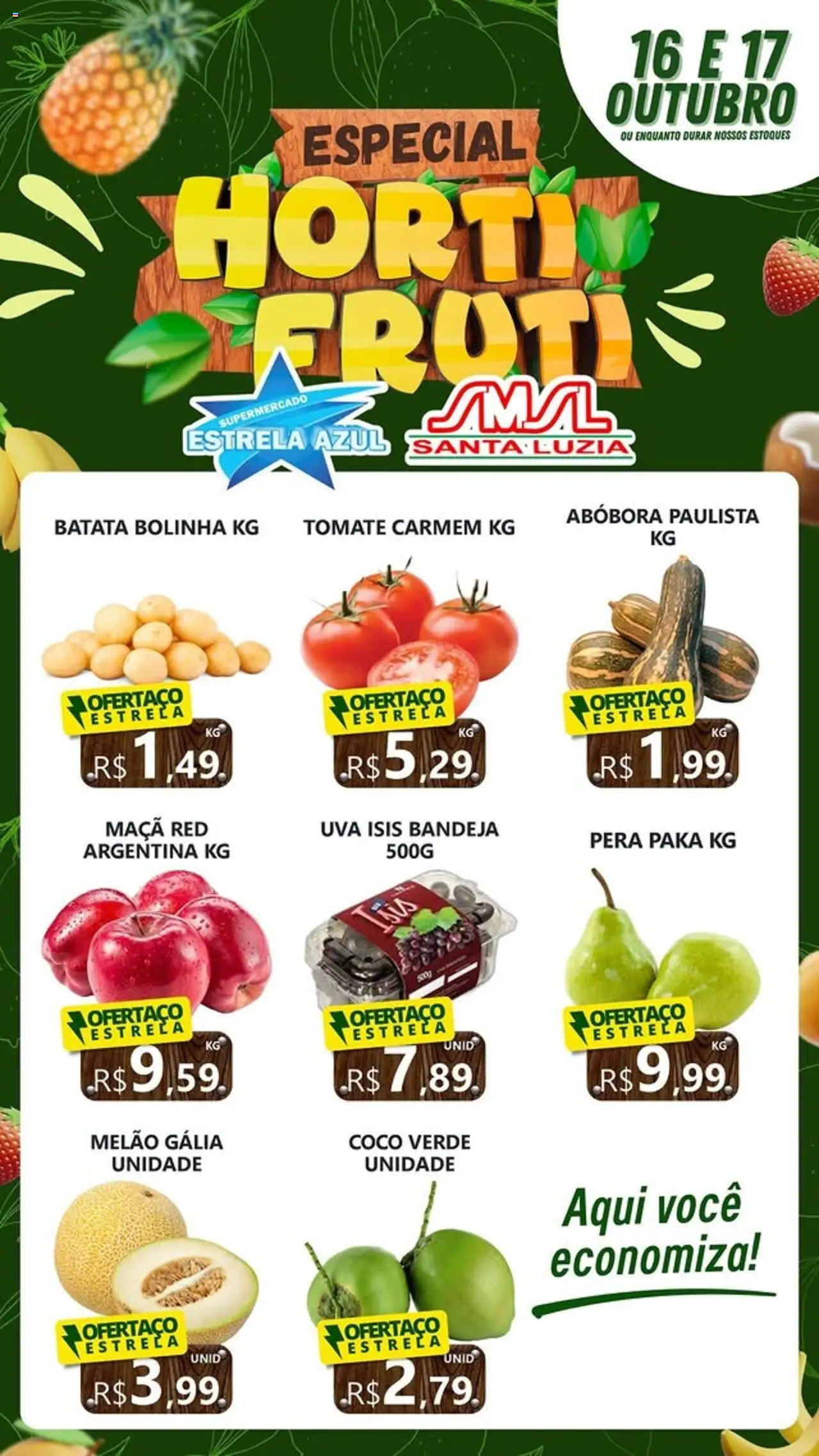 Estrela Azul folheto "Ofertas Hortifruti" válido a partir de 16/10/2025 - número de página 1
