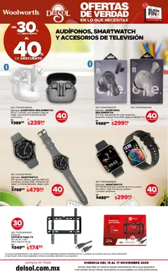 Vista previa las ofertas de la tienda Del Sol y Woolworth - Buen Fin desde el 13/11/2025 | Página: 25