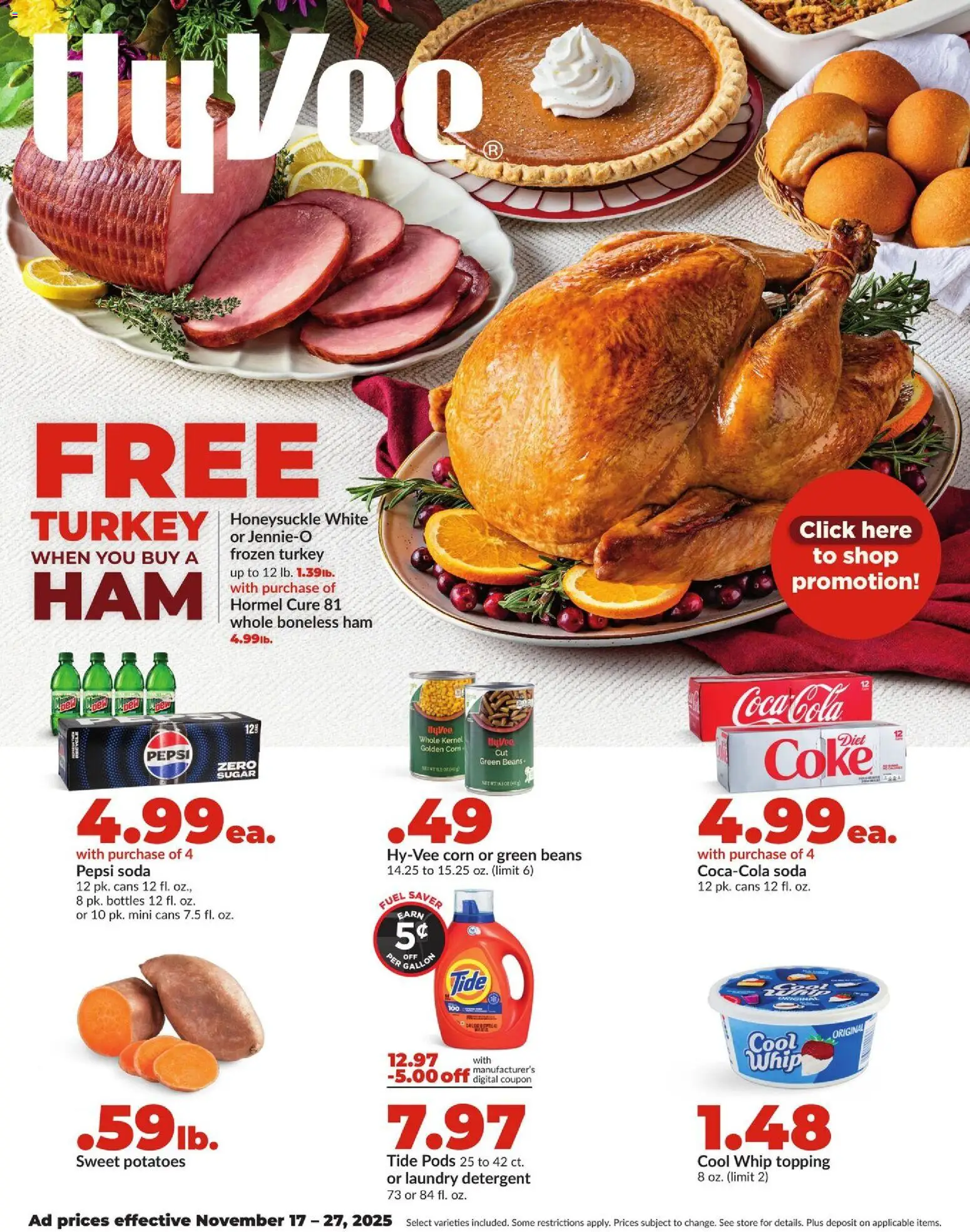 Ad Preview of HyVee Weekly Ad from 11/17/2025