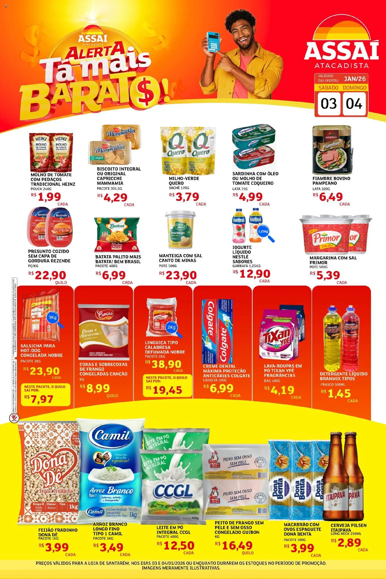 Pré-Visualização do folheto "Encarte - PA" da loja Assaí Atacadista válido a partir de 03/01/2026