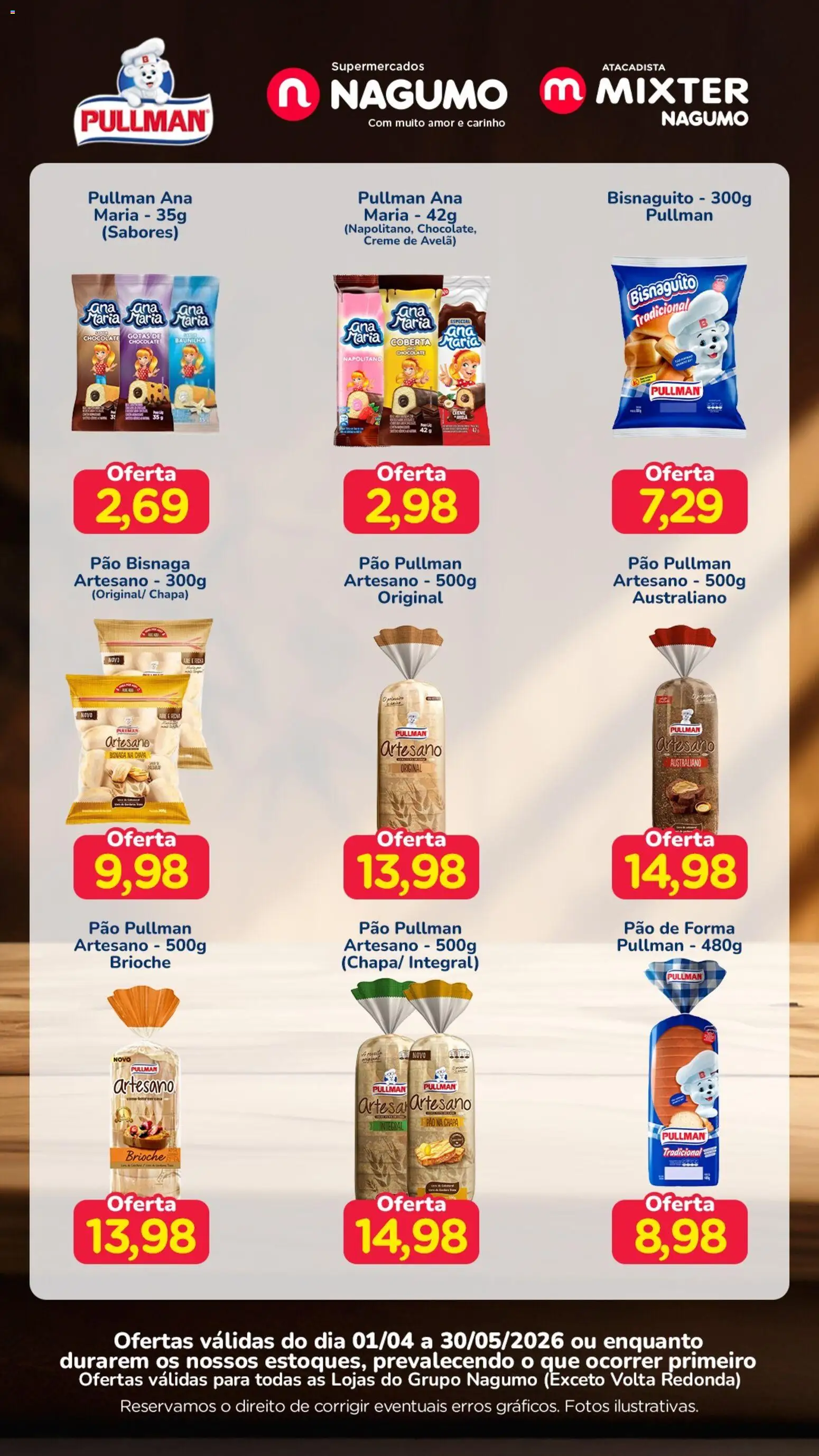 Pré-Visualização do folheto "Nagumo ofertas Pullman" da loja Nagumo válido a partir de 01/04/2026