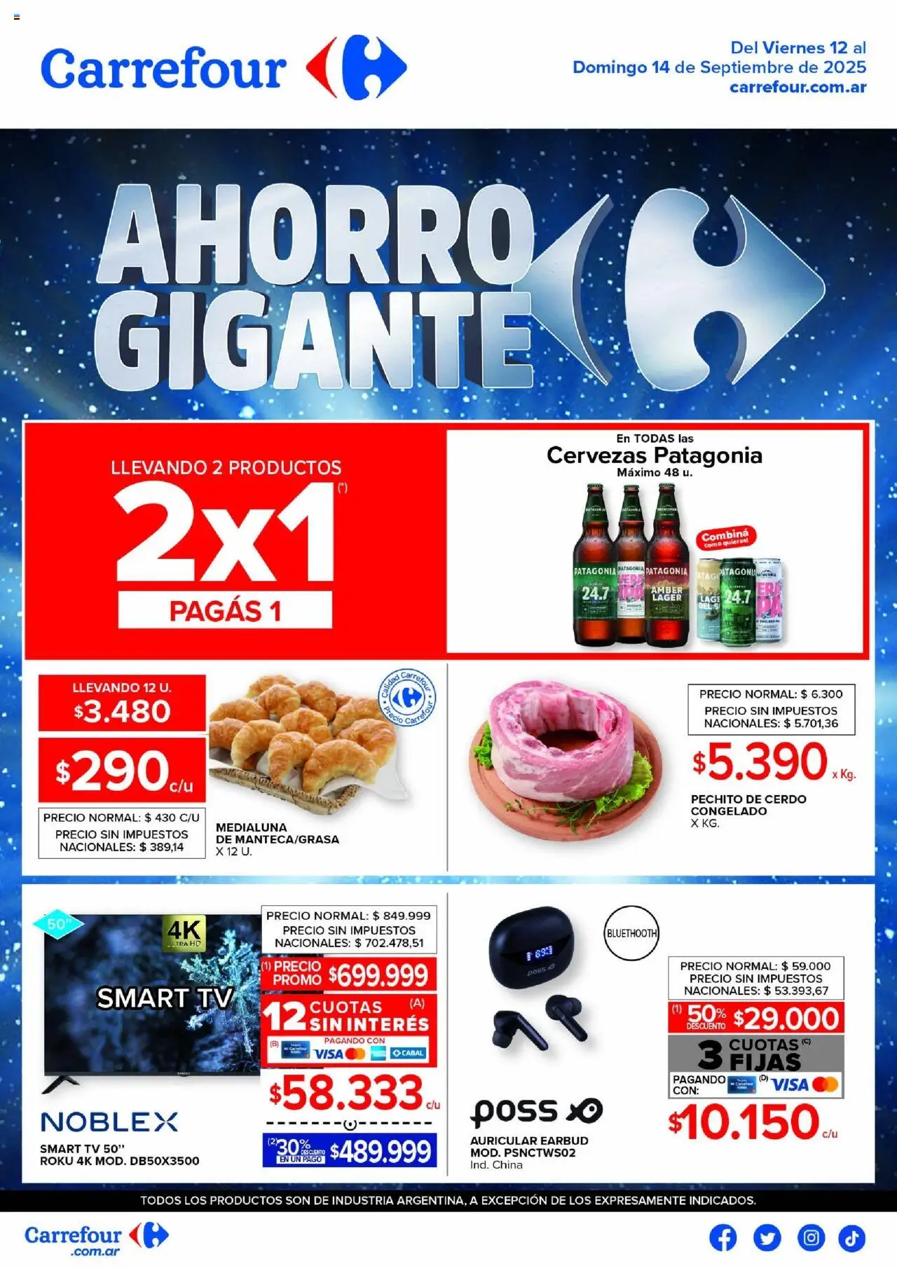 Carrefour Ofertas Fin de semana - Salta del 12/09/2025 >> Catálogo