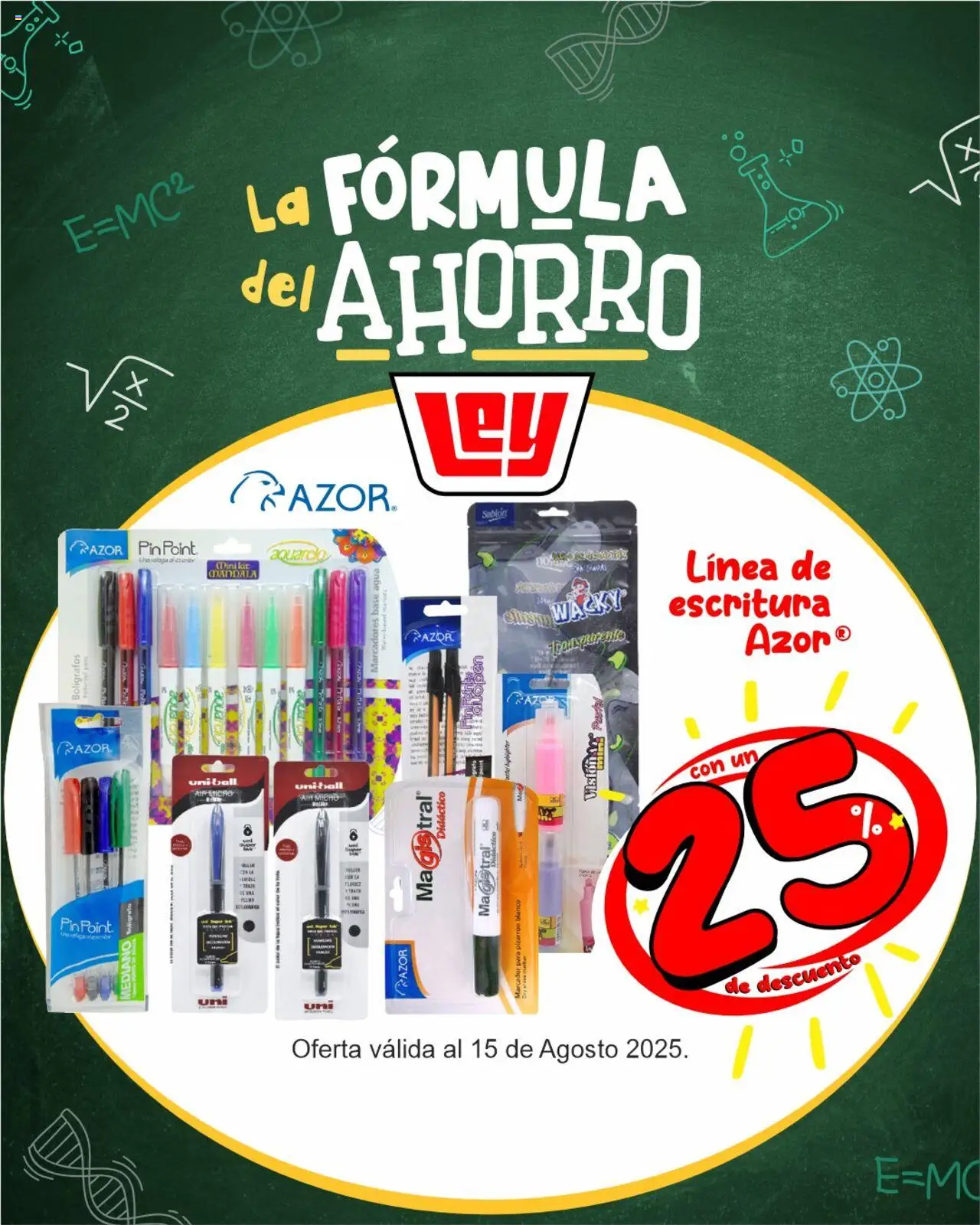 Folleto regreso a clases Casa Ley y sus promociones válidas desde el 01/08/2025 - Número de página 1
