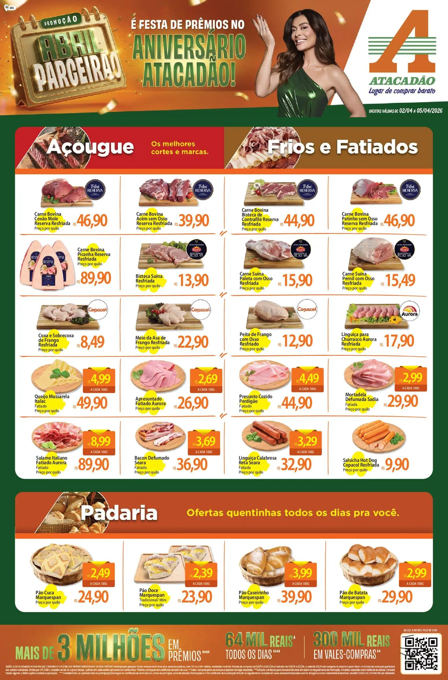 Pré-Visualização do folheto "Atacadão ofertas - MS" da loja Atacadão válido a partir de 02/04/2026