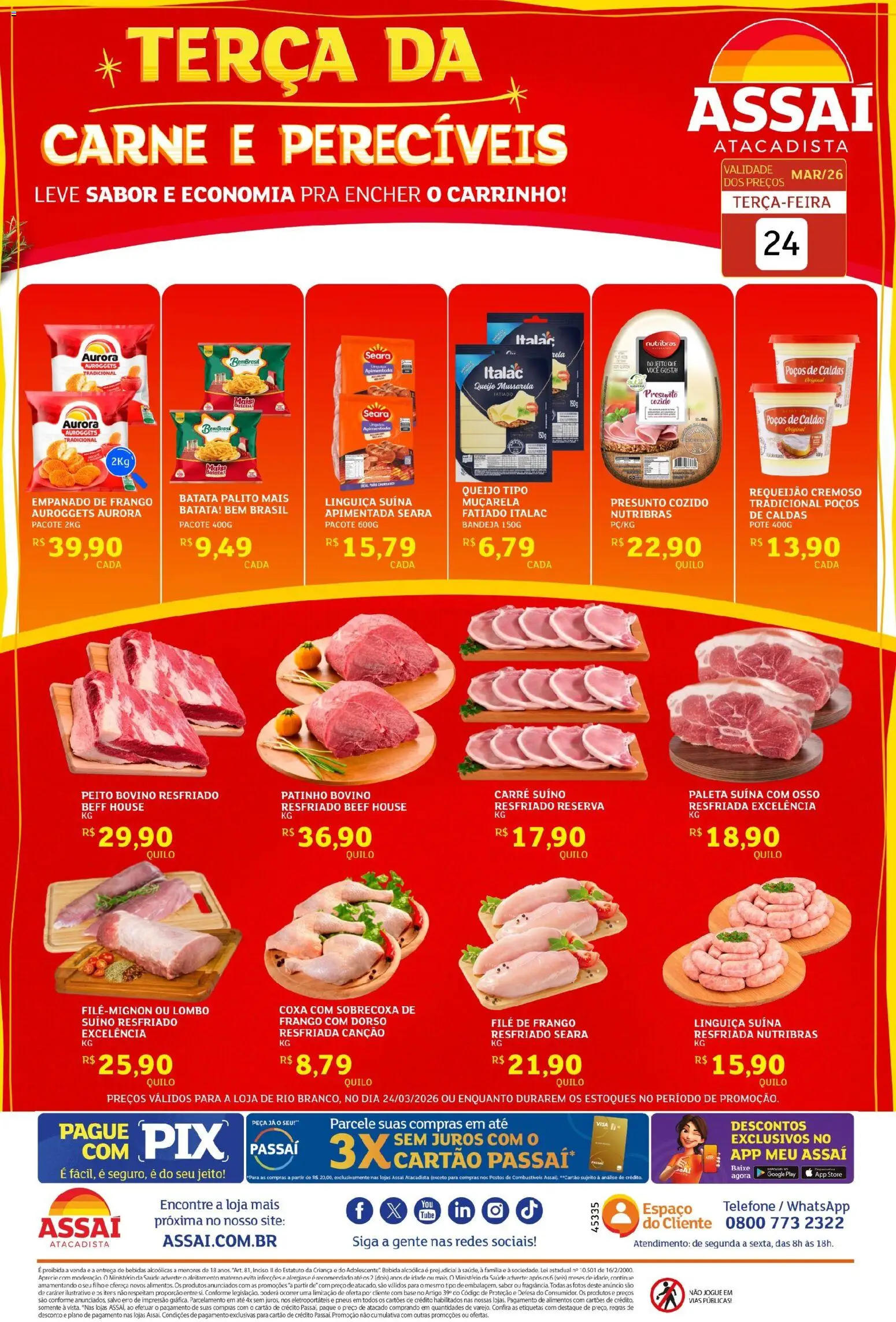 Pré-Visualização do folheto "Assaí Atacadista ofertas - AC" da loja Assaí Atacadista válido a partir de 24/03/2026