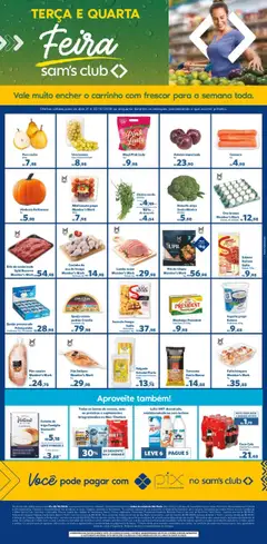 Pré-Visualização do folheto "Ofertas Feira" da loja Sam's Club válido a partir de 21/10/2025