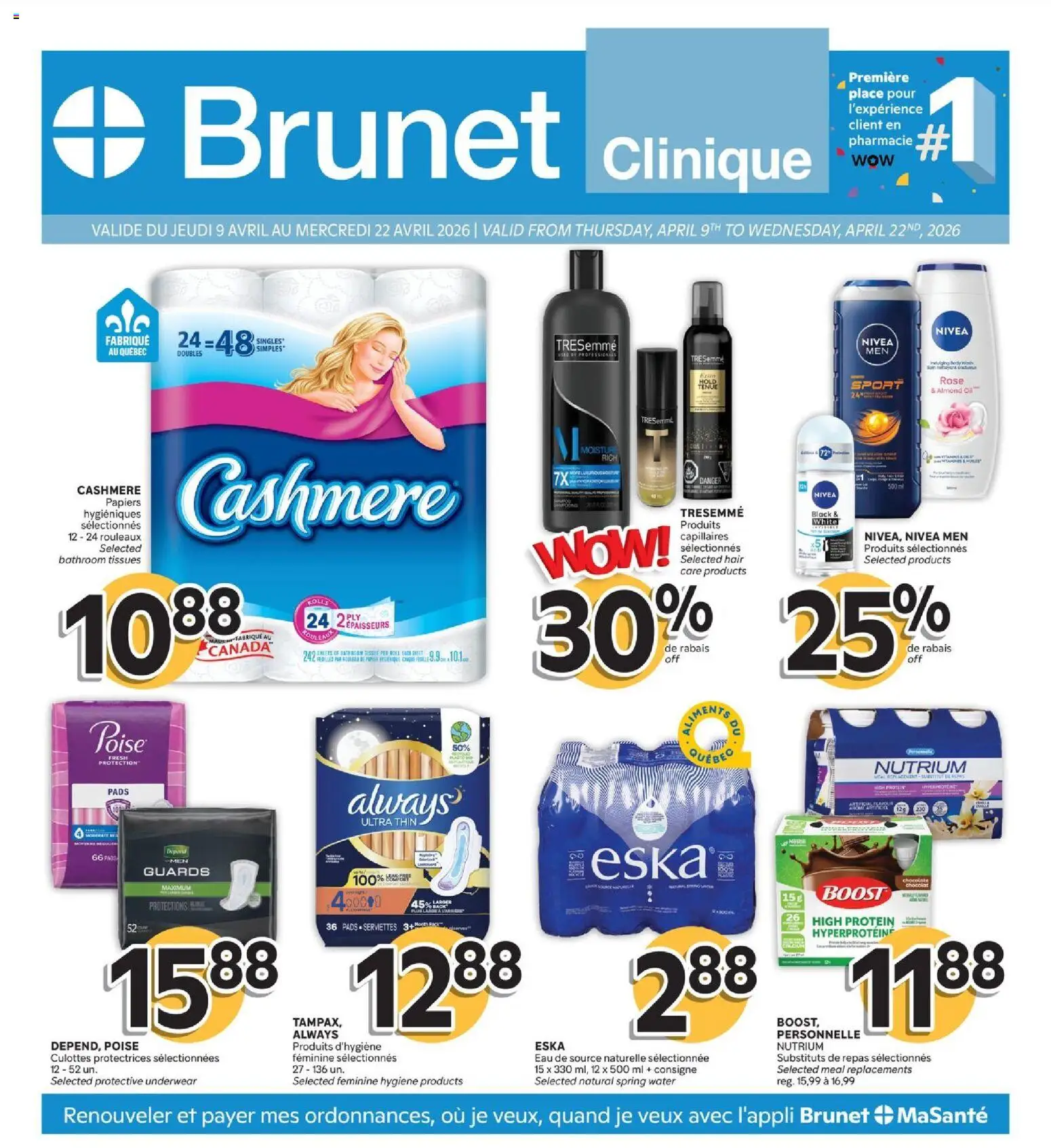 Preview of leaflet Brunet flyer - Clinique from shop Brunet is valid from Apr 09, 2026
