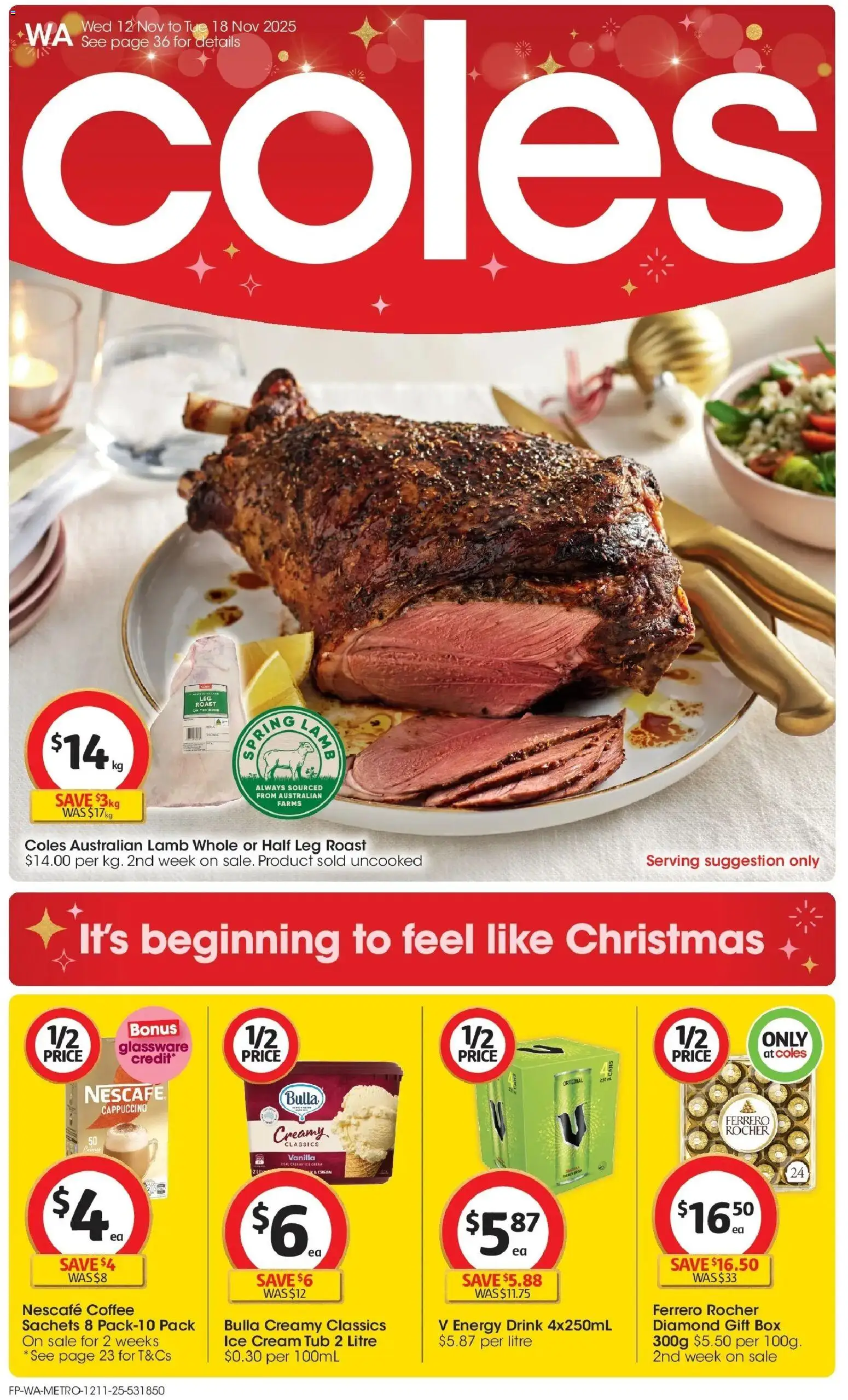 Preview of catalogue Catalogue WA from shop Coles valid 12/11/2025