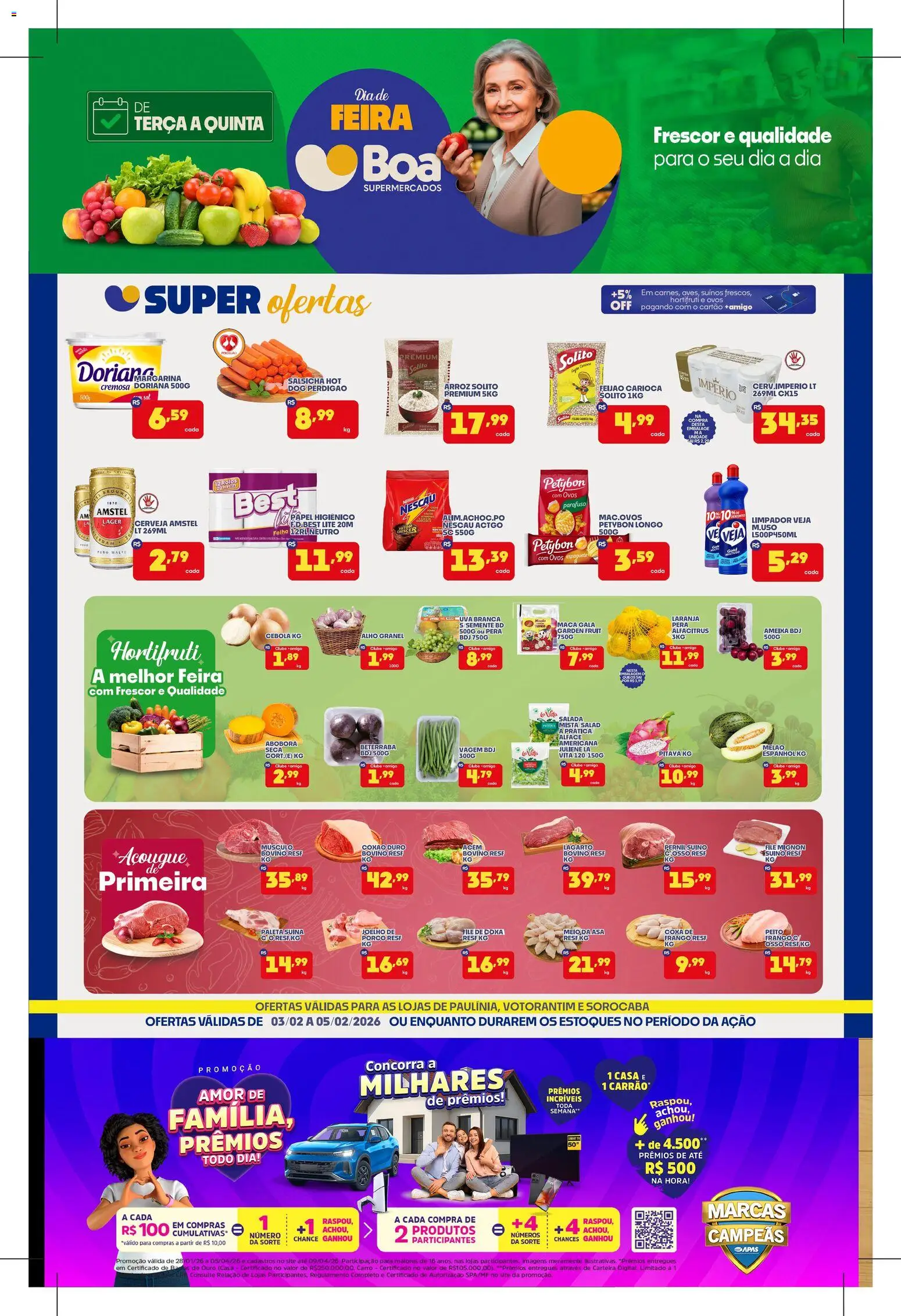 Pré-Visualização do folheto "Ofertas da semana" da loja Boa Supermercados válido a partir de 03/02/2026