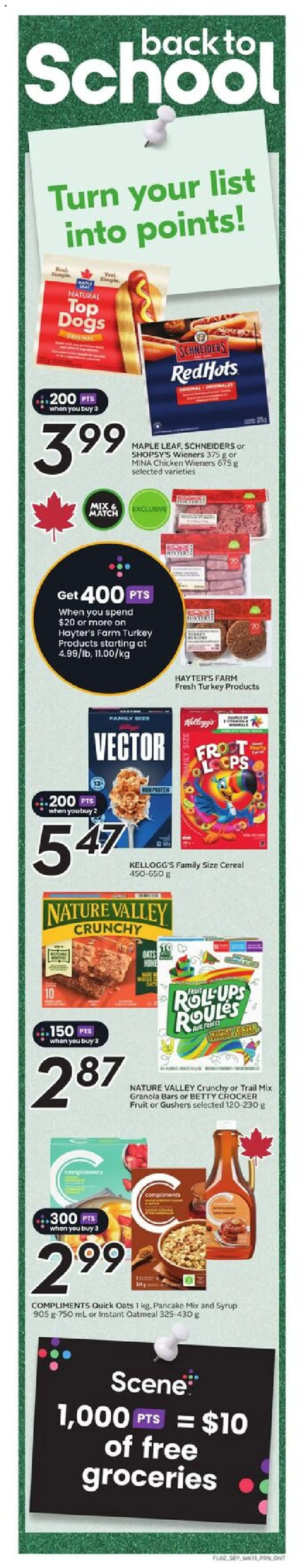 Sobeys flyer valid from Sep 04, 2025 - page number 3