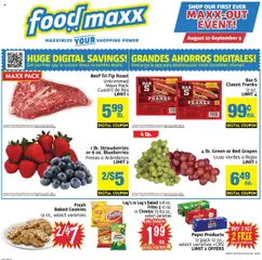 Ad Preview of FoodMaxx Weekly Ad - CA from 08/27/2025