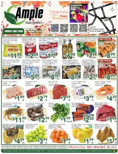 Preview of leaflet Weekly flyer Toronto York from shop Ample Food Market is valid from Oct 10, 2025