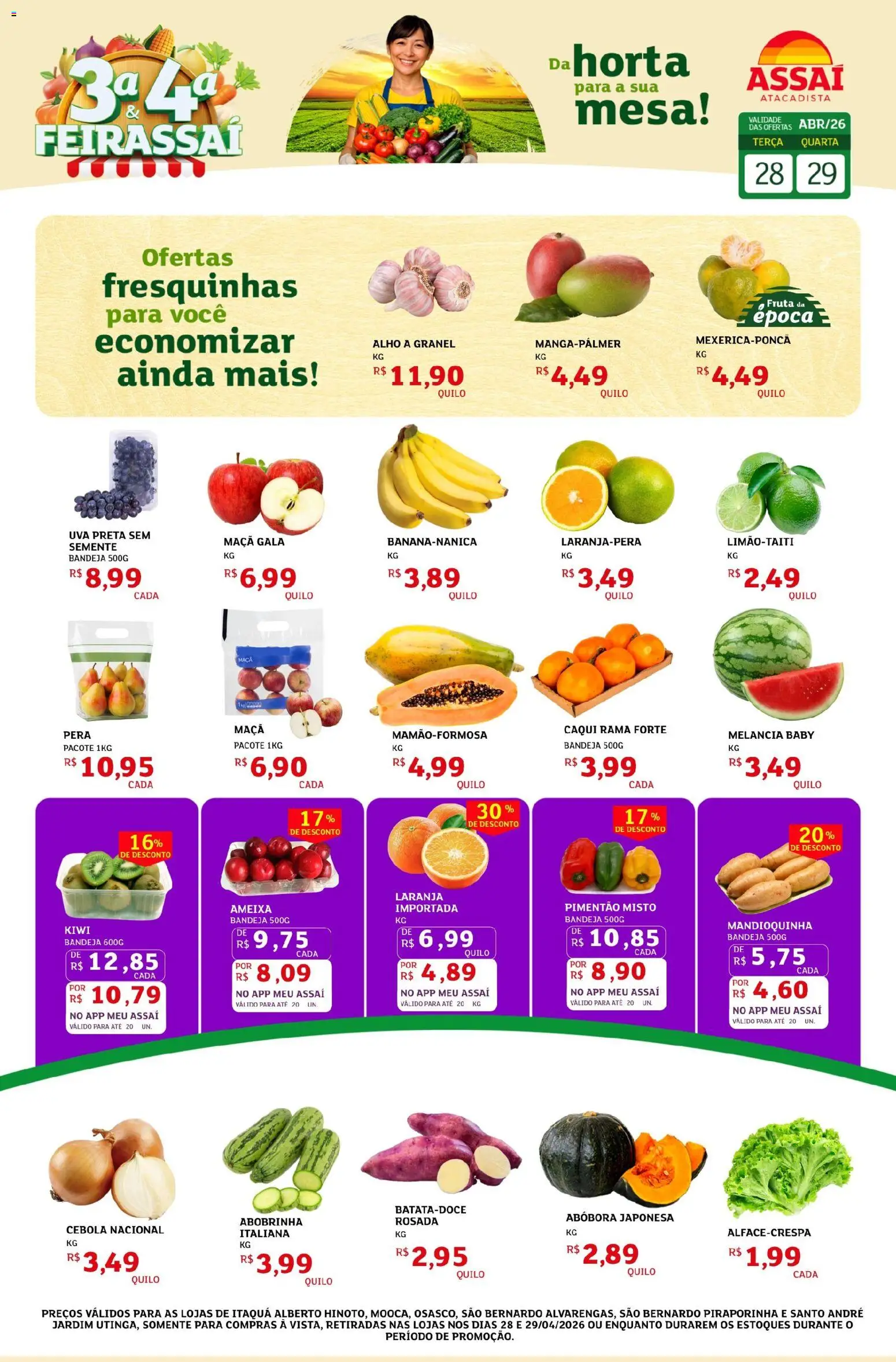 Pré-Visualização do folheto "Assaí Atacadista ofertas - SP" da loja Assaí Atacadista válido a partir de 28/04/2026