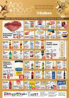 Pré-Visualização do folheto "Ofertas da semana" da loja Supermercado Dalben válido a partir de 29/12/2025