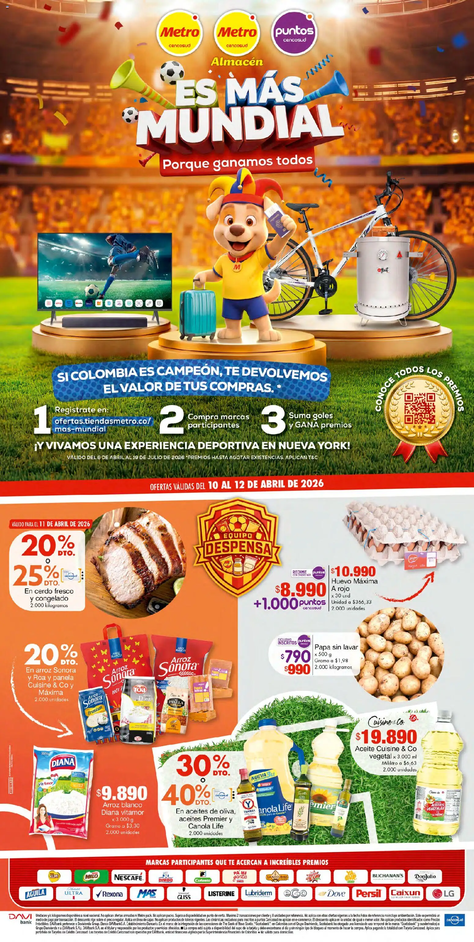  Vista previa del prospecto Metro catálogo del almacen Metro válida del 10/04/2026 al 12/04/2026